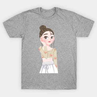 IU Flu cartoon T-Shirt